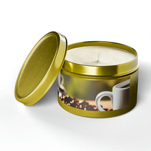 Load image into Gallery viewer, Fresh coffee or Vanilla bean, Tin Candles - Coffee Chronicles