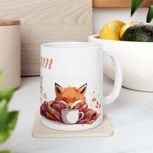 Napping Foxes "Dream Big" Ceramic Mug 11oz - Coffee Chronicles