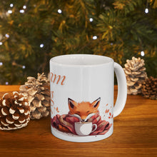 Load image into Gallery viewer, Napping Foxes &quot;Dream Big&quot; Ceramic Mug 11oz - Coffee Chronicles