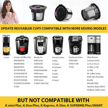 Load image into Gallery viewer, Reusable K Cups For Keurig, Reusable K CUP Coffee Filter Refillable Single K CUP for Keurig 2.0 1.0 BPA Free-6 Packs - Coffee Chronicles