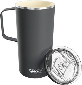 Asobu Tower Ceramic Inner Coated Insulated Stainless Steel Cup, 20 Ounce Travel Mug - Coffee Chronicles