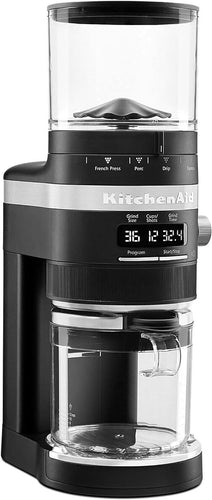 KitchenAid Burr Coffee Grinder - KCG8433 - Black Matte, 10 Oz - Coffee Chronicles